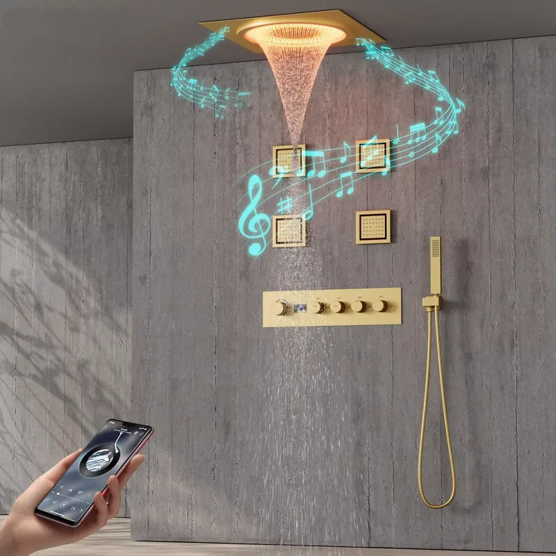 Spa & Wellness Hotel Olympia Mariánské Lázně - Set Doccia LED Intelligente con Musica,