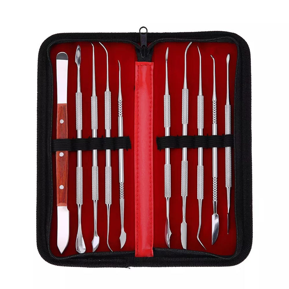 Waxing Kit Home - 10 pz/set Spatole Dentali Coltello per