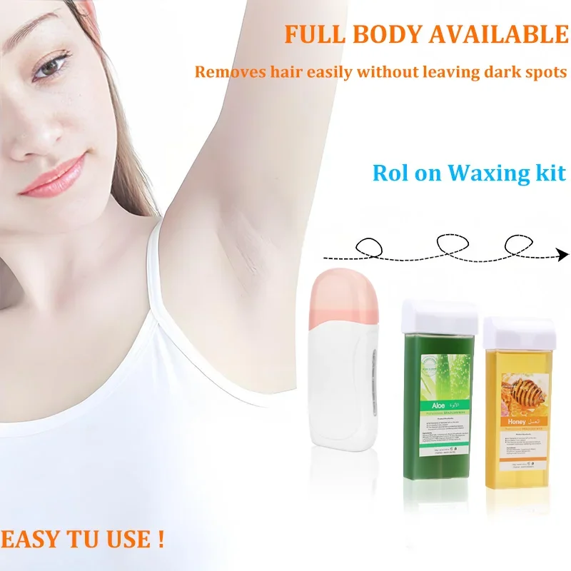 Waxing Kit Home - Ricariche per cera roll-on indolore -