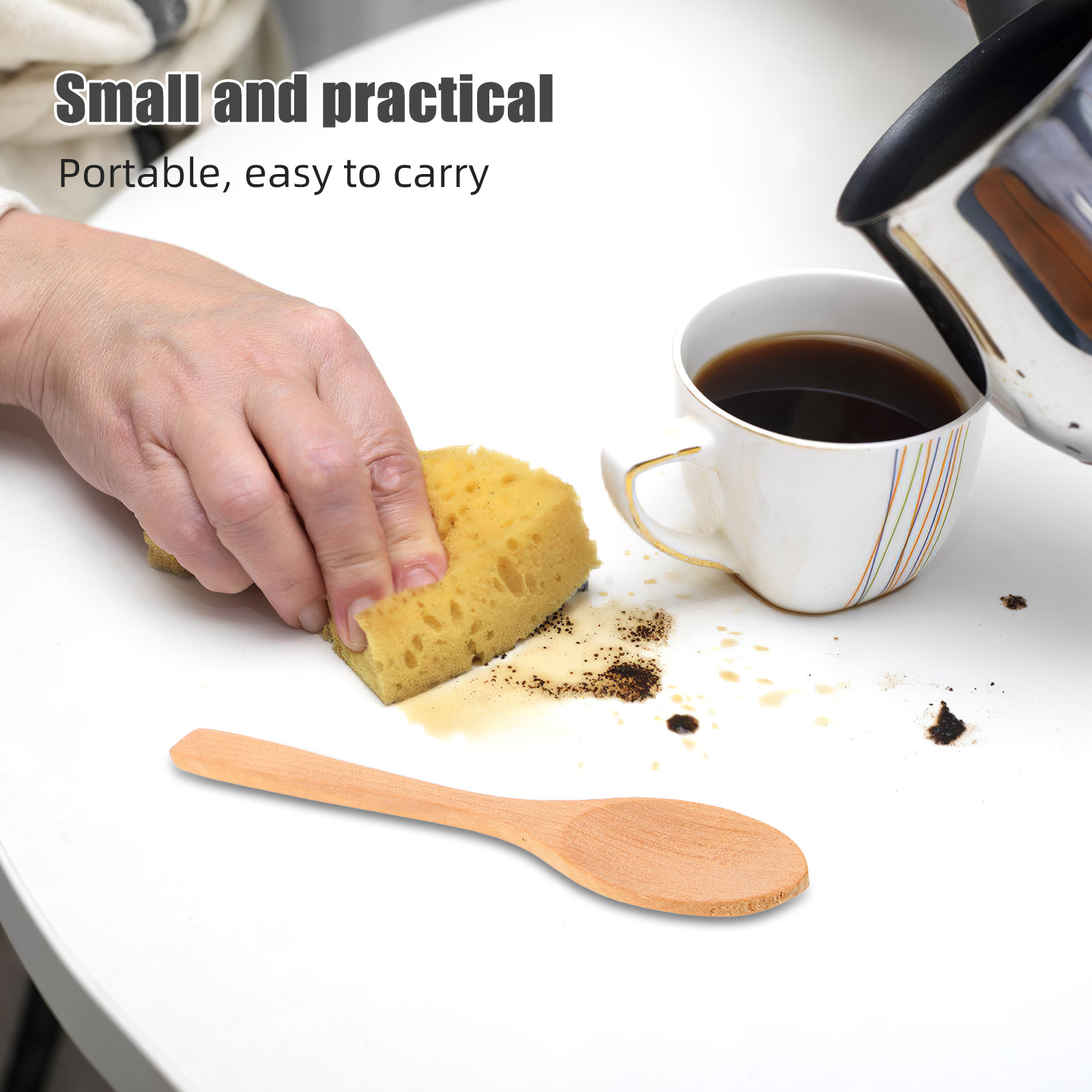 10 Cucchiaini in Legno per Gel - Sugar Scrub Coffee recensione e prezzo